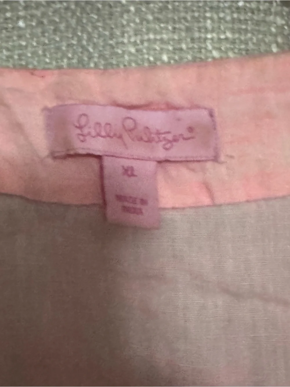 Lilly Pulitzer Blush Pink V-Neck Embroidered Tunic - Picture 3 of 4